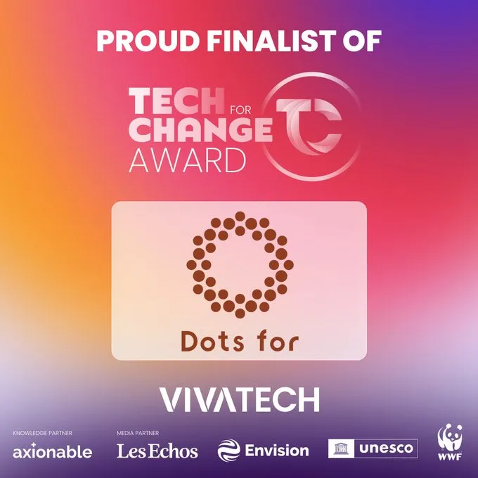 Selected as a Finalist for the Tech For Change Awards at Viva Tech 2026