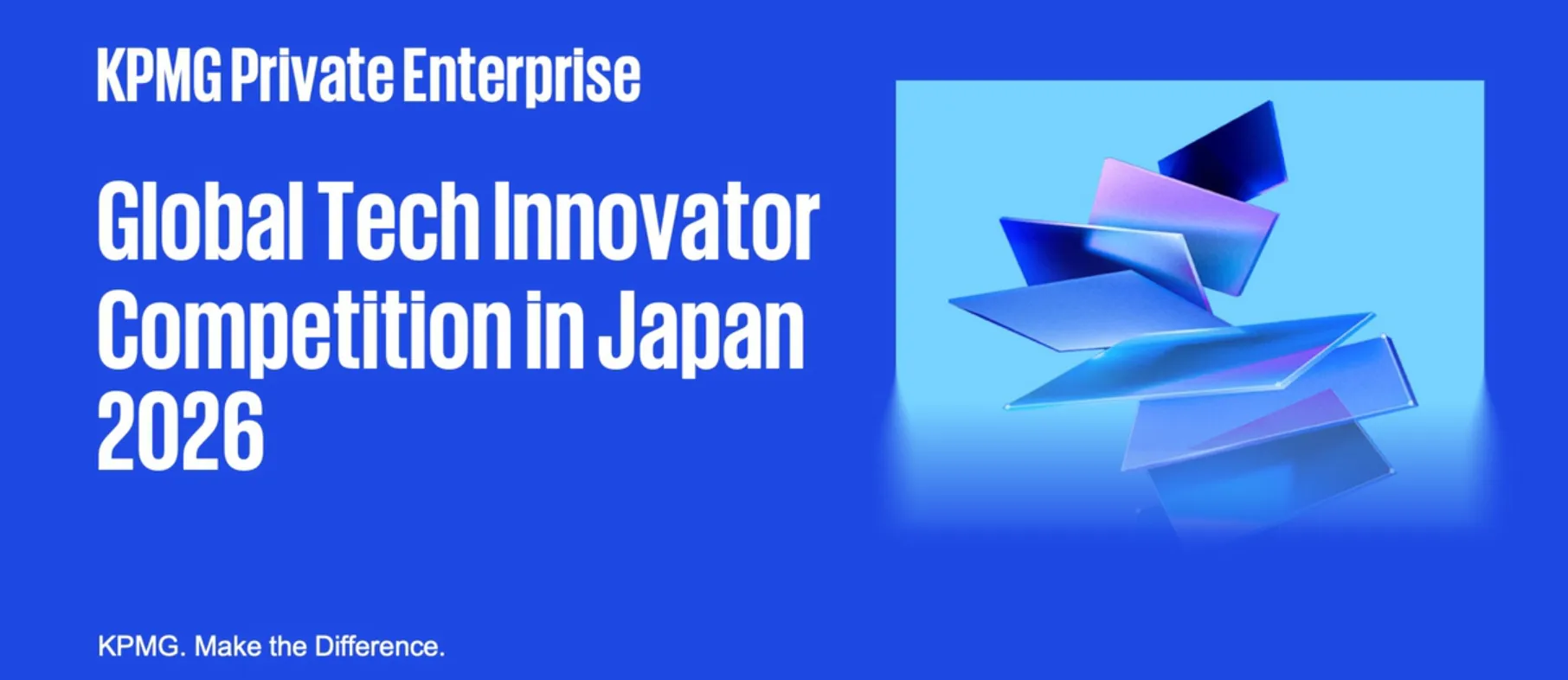 Selected as a Finalist for the KPMG Private Enterprise Global Tech Innovator Competition in Japan 2026